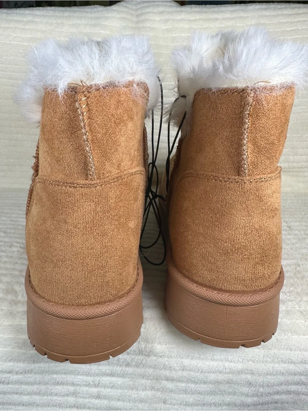 Pop Girls Selara Cognac Winter Boots NWT Size 3